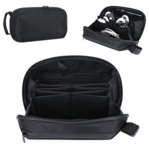 H1d8a35a3fcd8495eb560dbdc785c3c3en.jpg Waterproof Double-Layer Cable Organizer Bag – Travel Electronic Accessories Pouch