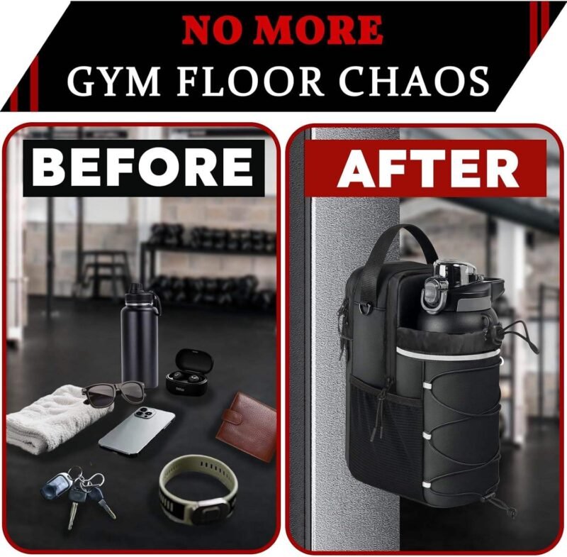 H4684e799f1c74ee9ade6e85196bdfc0ah.jpg Multifunctional Magnetic Gym Bag – Water Bottle Holder & Phone Pocket