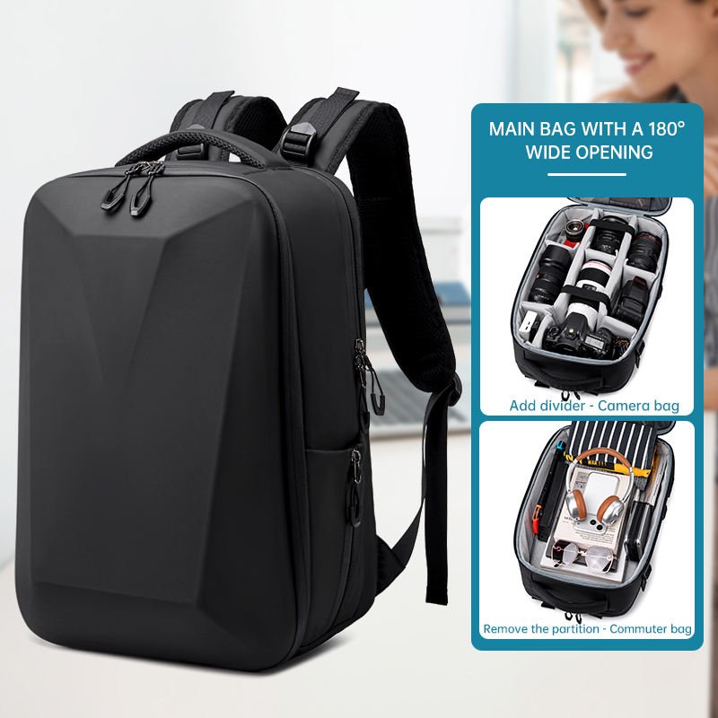 H9729d617e59c4ee6a444b39018ca85f94.jpg EVA Hard Shell Camera Backpack – Waterproof Travel Bag with Dividers