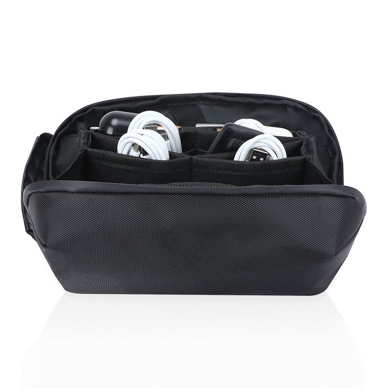 Ha16fcde271e14566a33d696c64e0d3ca0.jpg Waterproof Double-Layer Cable Organizer Bag – Travel Electronic Accessories Pouch