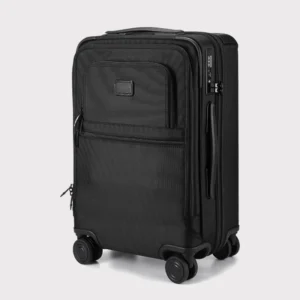 S2bdf173e14194987a1a93bc1142519c9U.webp 24-Inch Ballistic Nylon Travel Suitcase – Business Luggage with Spinner Wheels & Lock