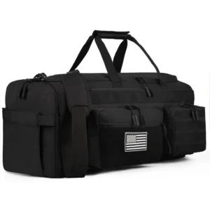LHI 50L 3-in-1 Travel Duffle Bag – Sports & Tactical Backpack with Shoe & Wet Compartments