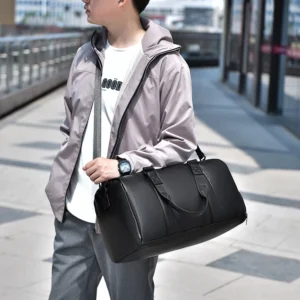 Large Capacity Travel Duffle Bag – Wet & Dry Separation with Shoe Compartment