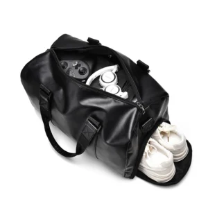 Large Capacity Travel Duffle Bag – Wet & Dry Separation with Shoe Compartment