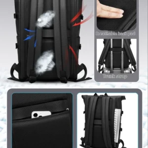 S77a82c8c36ef4e9c92c70f2c02345c90t.webp Large Capacity Laptop Backpack – 15.6" Waterproof Travel & Outdoor Sports Bag