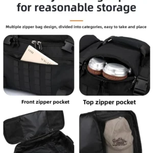 S8f26dd42fa6745fe8cb9fa6adf956383d.webp Foldable Rolling Gym Bag – Multi-Functional Sports Duffel & Carry-On Travel Bag