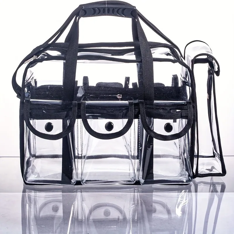 S95a5fc9cfbb74b4289ab6ecd4197729ai.webp Large Transparent PVC Cosmetic Bag – Waterproof Travel & Beach Organizer