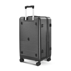 S9708ccf0fb00402fae27777f182e618eB.webp 20-Inch Expandable Front-Opening Suitcase – PC Hard Shell Luggage with Combination Lock
