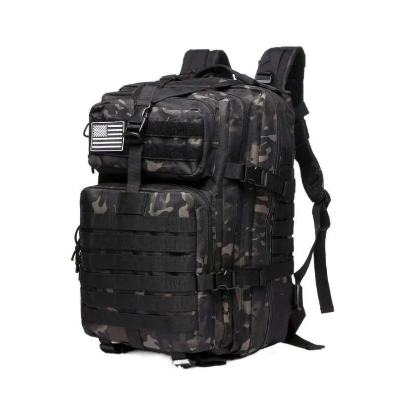 Sbd3518ea40b44c3fa466b05b9dbfb58az.webp 25L Waterproof Nylon Hiking Backpack – 1000D Outdoor Trekking, Fishing & Camping Bag