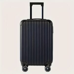 acc351dbad0a4104a78e5435d36e8fb6-goods.jpeg Modern Striped Carry-On Suitcase – Compact Travel Luggage with Combination Lock