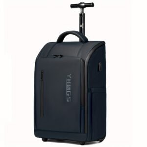Rolling Backpack Trolley – Laptop Backpack & Carry-On Travel Suitcase