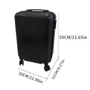 cbb9cb5aa91d492a80cd2955488fb95b-goods.jpeg Modern Striped Carry-On Suitcase – Compact Travel Luggage with Combination Lock