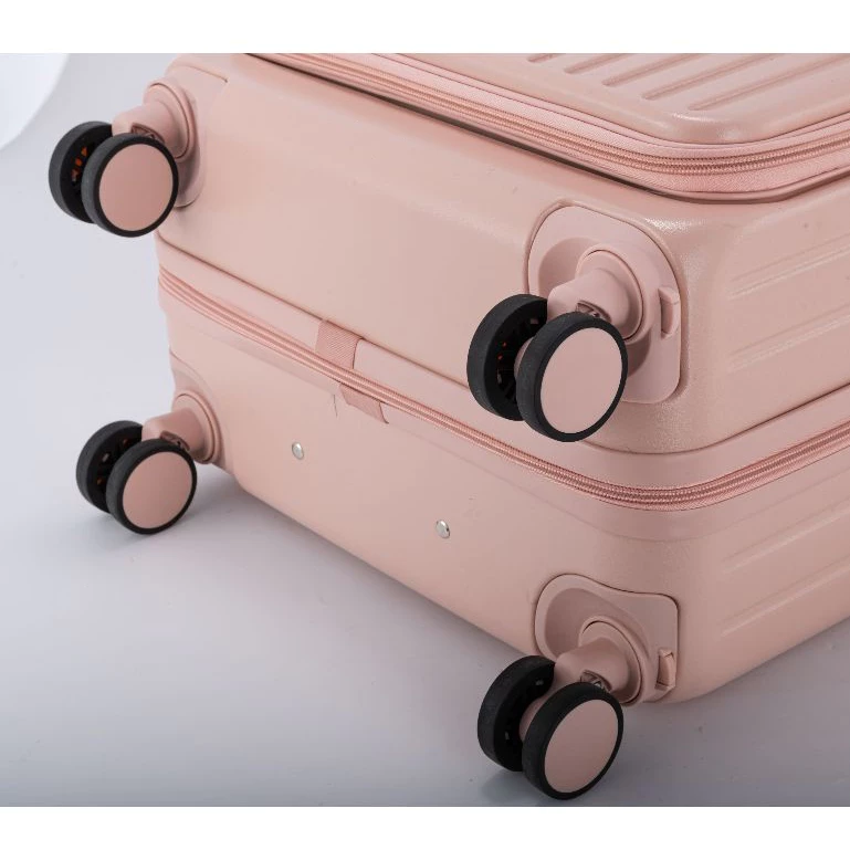 20/24-Inch Lightweight Spinner Suitcase – Cup Holder & USB Charging Port