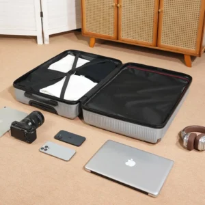 14/20-Inch Scratch-Resistant Spinner Suitcase – 360° Silent Wheels