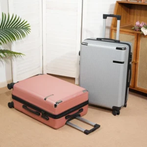 14/20-Inch Scratch-Resistant Spinner Suitcase – 360° Silent Wheels