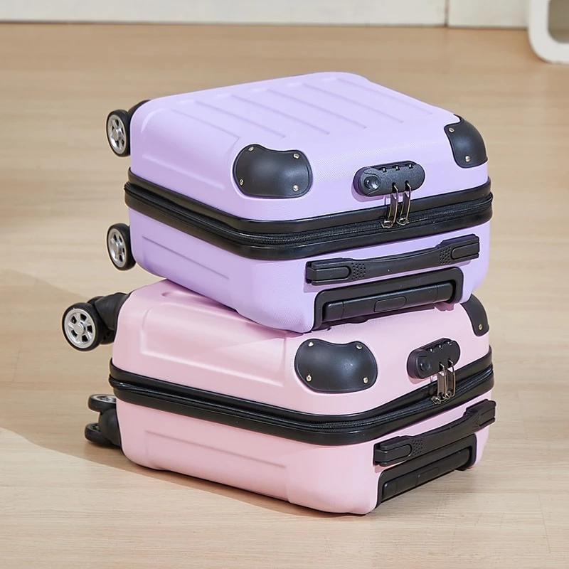 14-Inch Mini Bow Ribbon Suitcase – Compact Travel Luggage