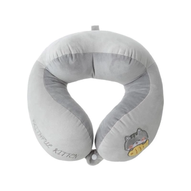 Soft & Smooth Travel Neck Pillow – Cute U-Shaped Backrest Cushion