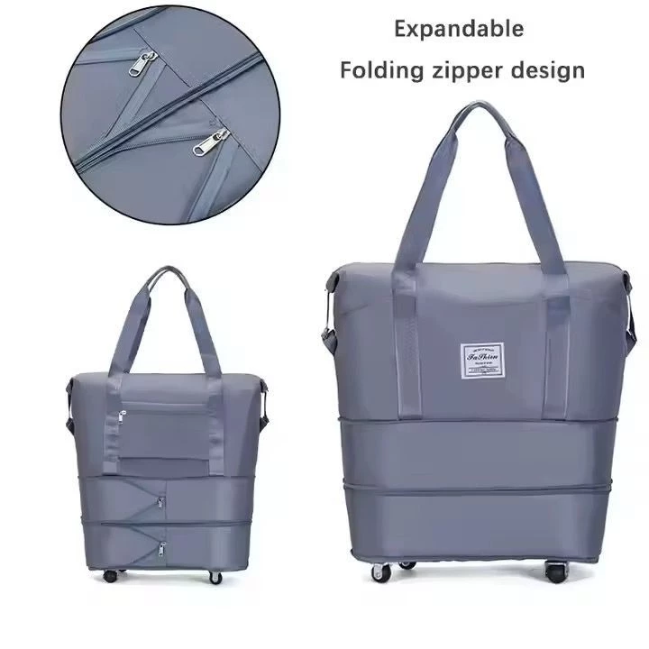 sg-11134201-824hv-me5n16csgyrmb8.webp Foldable Rolling Travel Bag – Large Capacity Waterproof Weekender Luggage