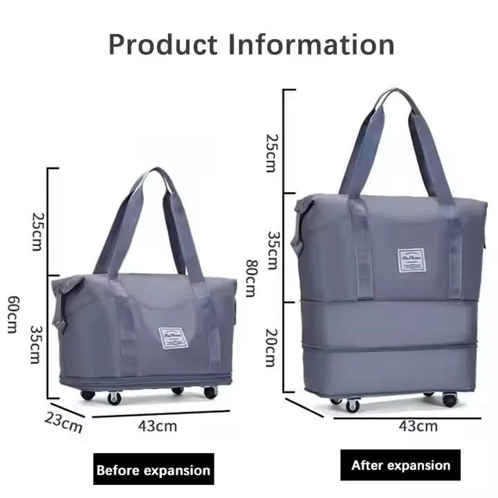 sg-11134201-824io-me5n162j320x2c.webp Foldable Rolling Travel Bag – Large Capacity Waterproof Weekender Luggage