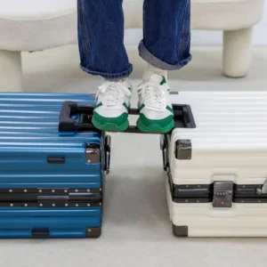 Large Capacity Aluminum Frame Trolley Suitcase – Durable Travel Luggage
